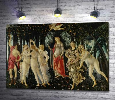 Сад гранат | школа мозаики on Instagram: \"«Весна» Боттичелли — шедевр  мировой живописи и одна из жемчужин коллекции Уффици. Картина была написана  в 1482 году, но почти 400 лет ее мало кто