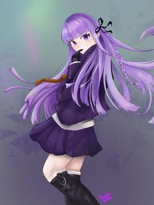 Фиолетовые волосы ~ purple hair * Аниме картинки * Проект - Фуку Анима
