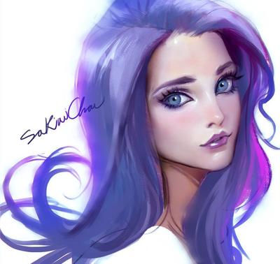 Немного девушек с фиолетовыми волосами | Аниме Amino Amino