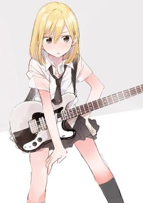 Девушка с гитарой рисунки аниме (34 фото) » рисунки для срисовки на  Газ-квас.ком