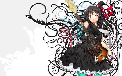 Создать мем \"аниме гитара, аниме арты музыка, девушка с гитарой аниме\" -  Картинки - Meme-arsenal.com