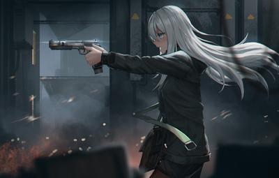 Аниме девушка с пистолетом - 73 фото
