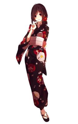 girl :: cute :: art :: anime :: yukata | Anime girl kimono, Anime kimono,  Anime girl in kimono