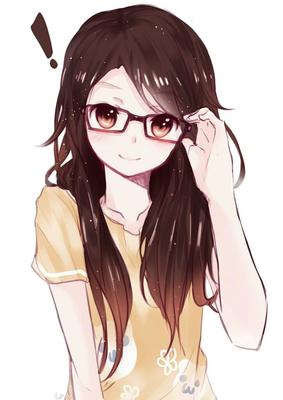 Аниме девушка в очках, шатенка, карие глаза | Anime girl drawings, Anime  eyes, Anime teen