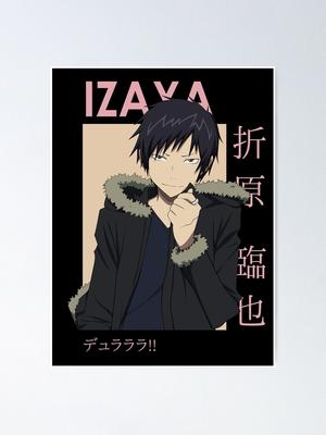 Izaya Orihara Durarara!! Card Anime\" Poster for Sale by kino-san | Redbubble