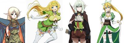 Anime Cartoon characters Elves by RikoHitsuya on DeviantArt