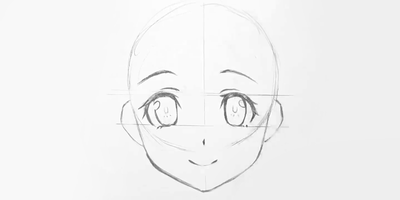 Как нарисовать аниме лицо девушки карандашом поэтапно — Все о тату