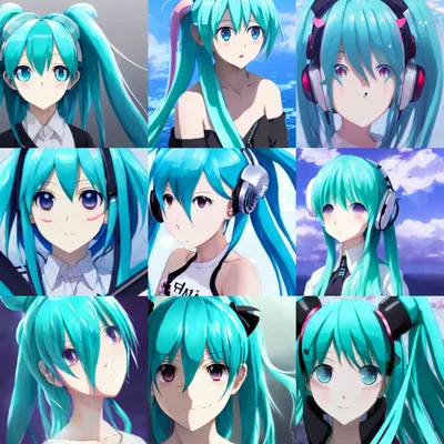 Anime Hatsune Miku Full Cosplay 9Styles Shiny Vocaloid Costume Outfit | eBay