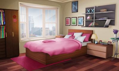 Картинки аниме комнаты