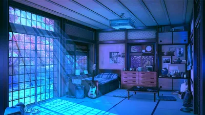 Фон аниме комнаты ночью (46 лучших фото)