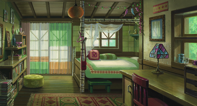 Модель комнаты из аниме \"Воспоминания о Марни\" | Пикабу