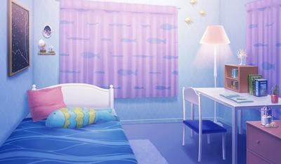 Интерьер комнаты в стиле аниме (33 фото)