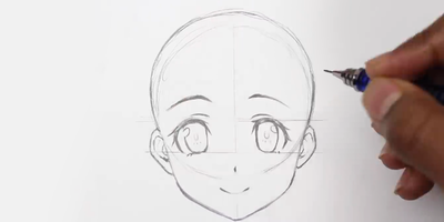 Как рисовать аниме лицо? | АниСериалс | Дзен