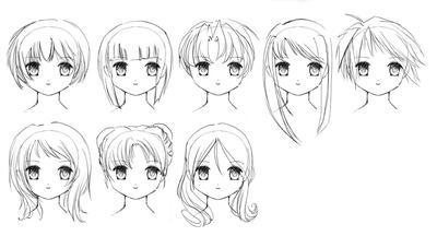 Как нарисовать аниме девушку. ▷Поэтапное рисование аниме для начинающих -  Risovat-Prosto.Ru