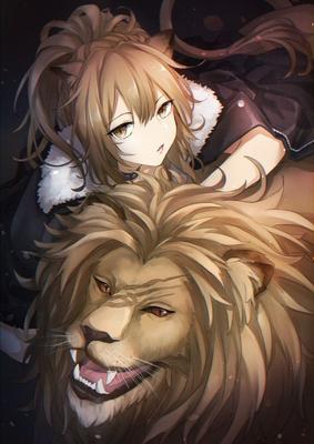 Король 👑 лев 🦁 в стиле аниме» — создано в Шедевруме