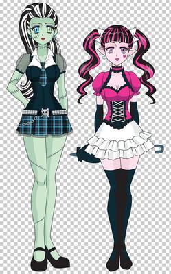 Let's Draw Monster High Dolls in Halloween Costumes : Anime Style - YouTube