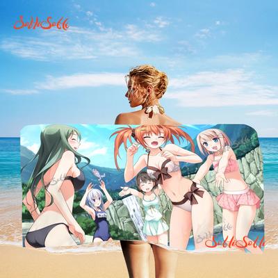 Художественный постер с изображением девушки по берегу, Мультяшные  персонажи из аниме, минимализм, украшение для дома, настенная живопись |  AliExpress