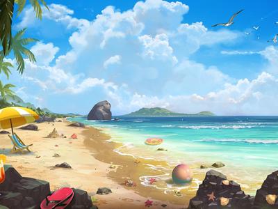 одиночество на закате : привлекательная женщина-аниме на пляже Иллюстрация  штока - иллюстрации насчитывающей предлагает, уединение: 272710206