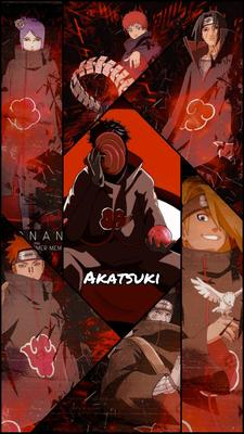 Обои на телефон Акацуки | Anime akatsuki, Anime shadow, Cool anime  wallpapers
