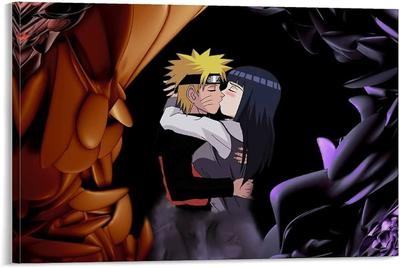 Naruto and Hinita Kissing