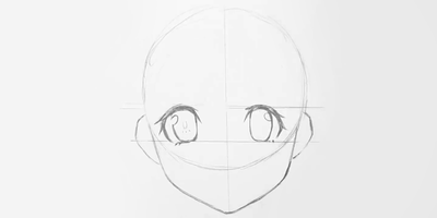 Раскраска аниме лицо. Скачать и распечатать