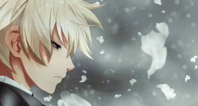 Картинки аниме парень блондин с голубыми глазами - сборка картинок