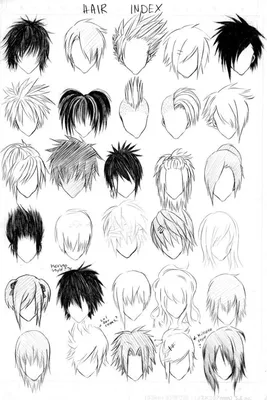 Как Нарисовать Волосы Мальчику (50 Фото)
