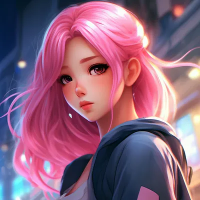 аниме девушка с розовыми волосами и большими кудрями, 3d арт фон с розовыми  вьющимися волосами, Hd фотография фото, кудрявый фон картинки и Фото для  бесплатной загрузки