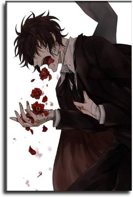 BSGG Anime-Bungo-Stray-Dogs-dazai-osamu-Suicide-Frenzy Poster Decorative  Painting Canvas Wall Art Living Room Posters Bedroom Painting  24×36inch(60×90cm) : Amazon.ca: Home