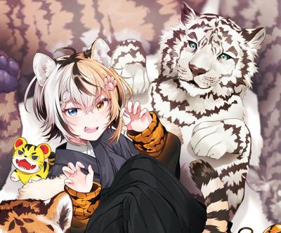 Тигр аниме - красивые фото