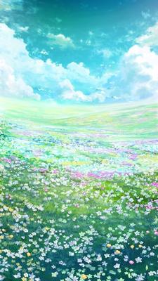 Цветы обои | Fantasy art landscapes, Anime backgrounds wallpapers, Anime  scenery