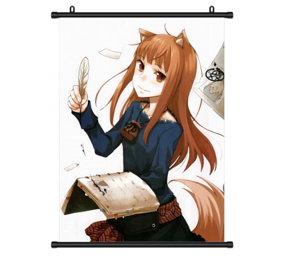 Купить Плакат по аниме \"Волчица и пряности\", размер А3 вариант 5 / Poster  Wolf and Spice с доставкой по России
