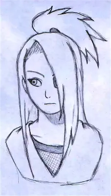 Рисунки для срисовки лицо аниме - 74 фото