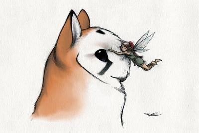 Серый волк рисунок щенок арт аниме, мультфильм волк, млекопитающее, животные  png | PNGEgg