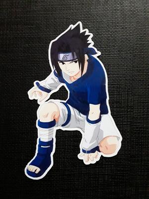 Naruto Sasuke Uchiha Glossy Sticker Anime Appliances, Walls, Windows! | eBay
