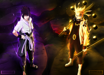 The Battle Begins: Naruto vs. Sasuke | Narutopedia | Fandom