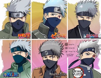 Персонажи \"Naruto\" в рисовках других популярных аниме. | Данииииил | Дзен