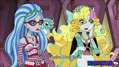 Monster High Anime Character with Pink Hair