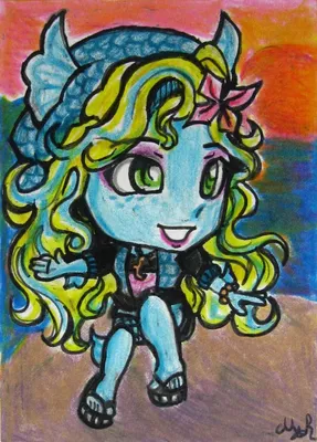 Monster High Ghoulia Yelps Anime Art Original Sketch Card Drawing ACEO PSC  Maia | eBay