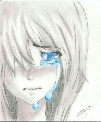 Плачущие аниме парни - красивые фото