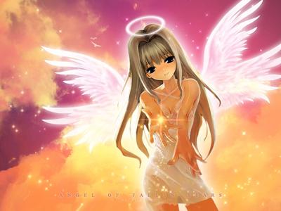 Рисунок ангела аниме - 58 фото