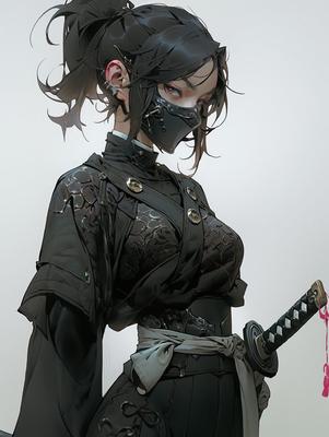 Samurai Inspired Anime Girl #16 by HisapiAI on DeviantArt