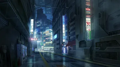 Городской фон аниме (92 фото)