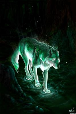 Животные, #Фантастика, #Волки, #аватары, #картинки, #арт | Изображения  волков, Волчак, Мифические существа