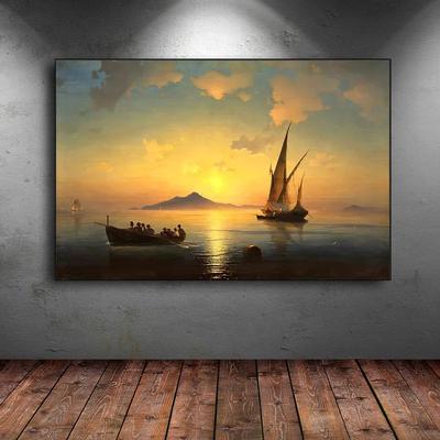 Картина интерьерная на холсте 80х120 см. Репродукция картины Ивана  Айвазовского - купить по низкой цене в интернет-магазине OZON (1024056089)