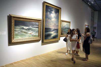 Купить копию картины И.К.Айвазовского «Рыбаки на берегу моря»