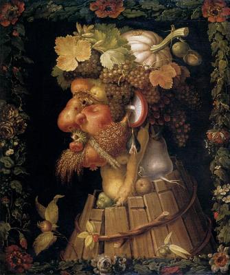 Причудливые иллюзии в картинах 16-го века художника Джузеппе Арчимбольдо