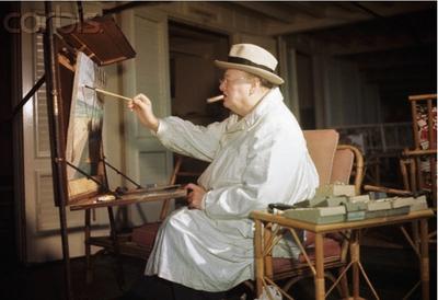 Уинстон Черчилль - художник.