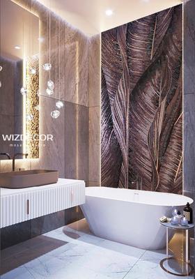 Панно из мозаики для ванной - студия Wizdecor