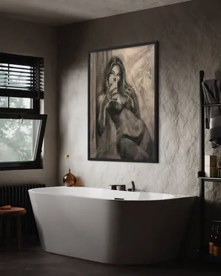 Панно из мозаики для ванной - студия Wizdecor